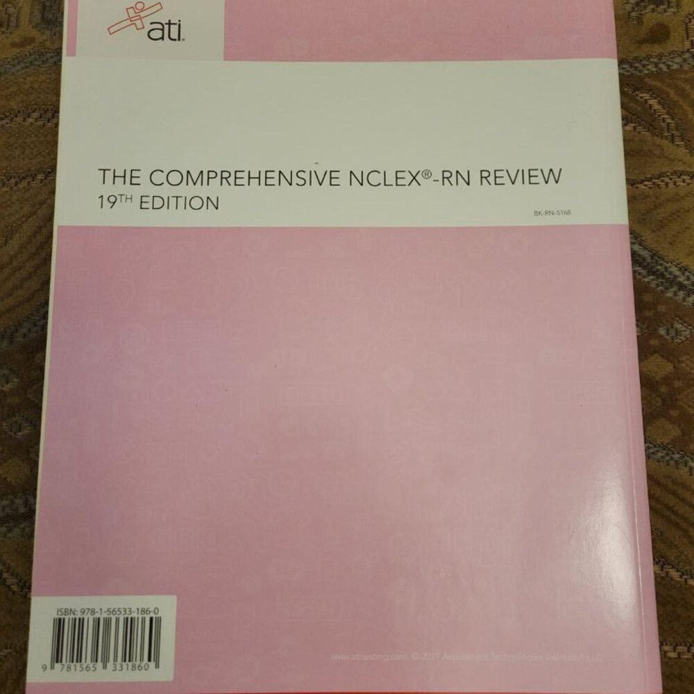ATI The Comprehensive NCLEX-RN 19th Edition Review Book - Picture 2 of 4